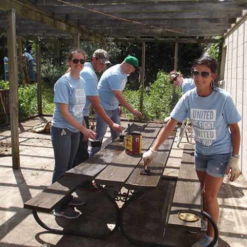 United Way of Hancock County, Rieck Center, Rieck Center for Habitat Studies, Days of Caring, United Way Days of Caring 2017, United Way Days of Caring, United Way of Hancock County Days of Caring, Cooper Tire, Cooper Tire and Rubber Co, Cooper Tire and Rubber Company, Cooper Tire volunteers, United Way volunteers, University of Findlay